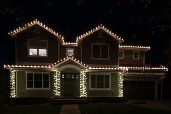 Christmas,Night,Lights,Decorating,House